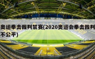 奥运拳击裁判禁赛(2020奥运会拳击裁判不公平)