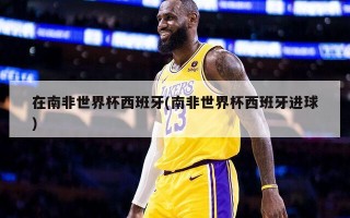 在南非世界杯西班牙(南非世界杯西班牙进球)