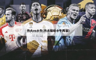 热火vs小牛(热火输给小牛阵容)