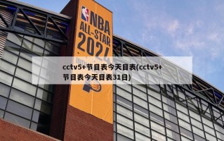 cctv5+节目表今天目表(cctv5+节目表今天目表31日)