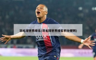 羽毛球世界排名(羽毛球世界排名积分规则)