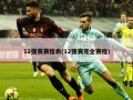 12强赛赛程表(12强赛完全赛程)
