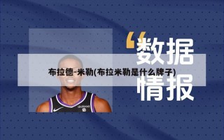 布拉德-米勒(布拉米勒是什么牌子)