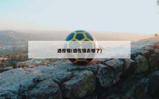 遇俊锴(遇俊锴去哪了)