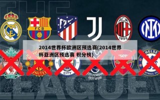 2014世界杯欧洲区预选赛(2014世界杯亚洲区预选赛 积分榜)