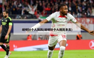 胡明轩个人简历(胡明轩个人简历多高)
