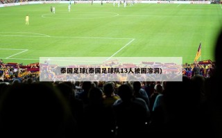 泰国足球(泰国足球队13人被困溶洞)