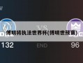 傅明将执法世界杯(傅明世预赛)