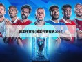 国王杯赛程(国王杯赛程表2025)