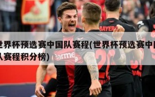 世界杯预选赛中国队赛程(世界杯预选赛中国队赛程积分榜)